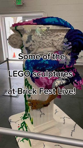 3.4K views · 20 reactions | Pixelated art! 隣 Come see these incredible 3D LEGO sculptures and more at Brick Fest Live! #brickfestlive #legosculpture #bricklife | Alameda County Fair | Facebook