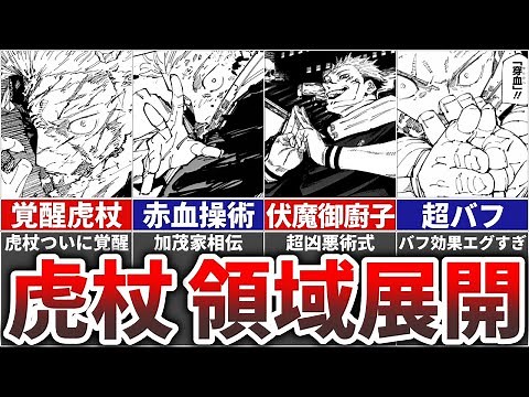 【呪術廻戦】ついに覚醒した主人公『虎杖悠仁』の領域展開は『〇〇〇〇』!!