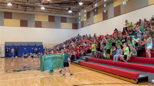 1.5K views · 58 reactions | We had our first HOUSE assembly today! Drumroll please… The winners are….the GREEN GUARDIANS! Great job demonstrating our TEAM expectations 3rd and 4th grade! We can’t wait for our next assembly! 拾 | Bridle Ridge | Facebook