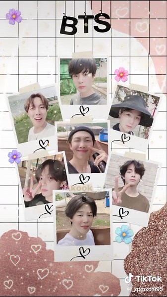 Cute BTS Jimin and Jungkook Collage Wallpapers
