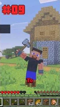 Minecraft Survival Part 9 | Building My FIRST House on PS5 #minecraft #shorts