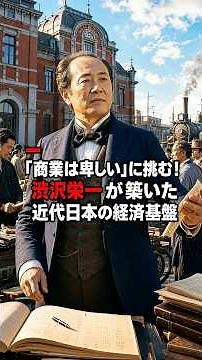 「商業は卑しい」に挑む！渋沢栄一が築いた近代日本の経済基盤