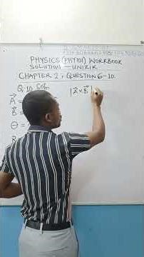 Live highlight CHAPTER 2 VECTORS UNIZIK WORK BOOK