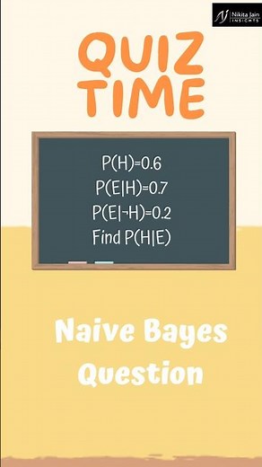 Naive Bayes Numerical Explained in 1 Minute | Bayes Theorem for GATE & ML Exams