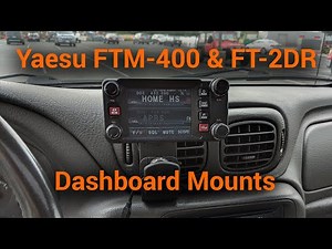Yaesu FTM-400 and FT-2DR Dashboard Mounts