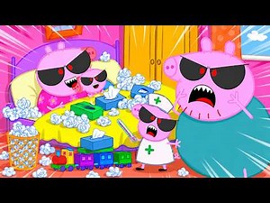 Peppa Pig’s Monster Bedroom Disaster! 😱🧻 | Monster How Should I Feel Meme