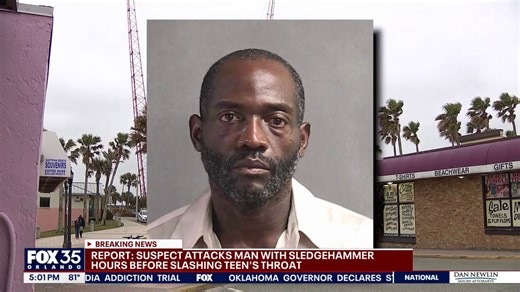Man accused of slashing teen had alleged sledgehammer attack earlier