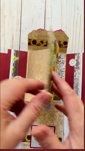 Easy One Sheet Wonder Mini Album Tutorial #craftygiveaway #shorts