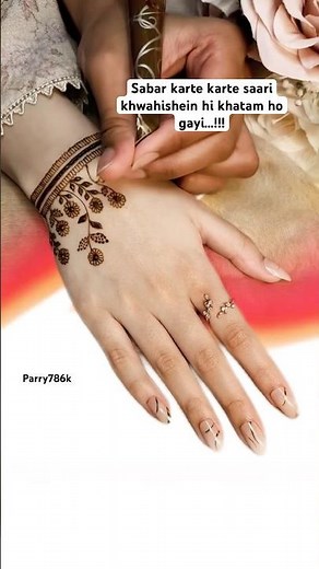 How to make a Geometric Floral 🌸Henna Tattoo Design……..#exe