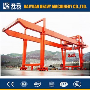 [Hot Item] 80t High Quality Electric Mobile Gantry Crane for Container Handling