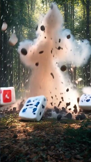Forest Explosion Sequence: Social Media Giants in Action!