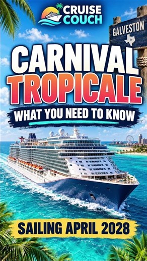 Carnival’s newest ship is officially open for booking! 🚢🌴