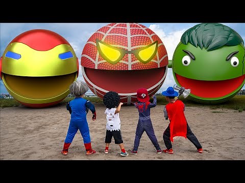 Baby Miss T & Nick Spider VS TEAM BAD GUYS Pacman in real life Transformation | Scary Teacher 3D IRL