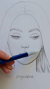 367K views · 4.8K reactions | How to draw hair  #art #artwork #artist #draw #drawing #satisfying #paint #illustration #tutorial | Eyeinspired | Facebook