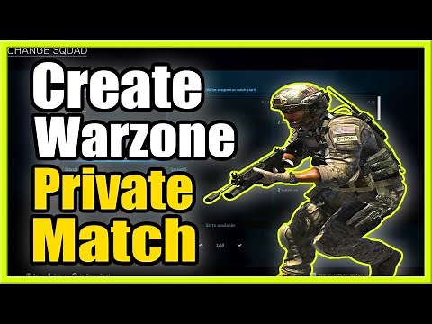 How to Create a CUSTOM COD WARZONE Lobby & Match to Play Private Games! (Call Of Duty)