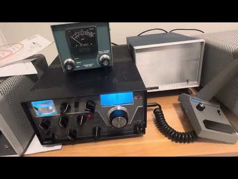 Drake TR4 rises from the ashes again! Over 200+ watts on 20m out to antenna