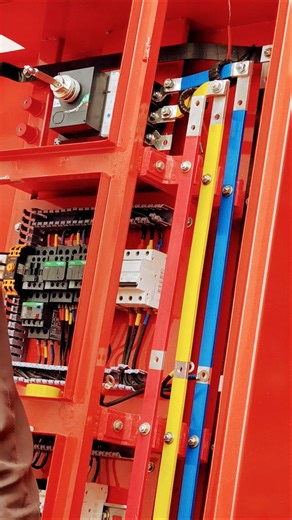 electrical panel manufacturing process in factory