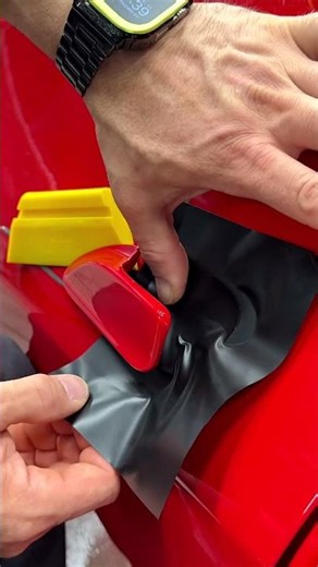 Ferrari Door Handle Cup Protection — Matte Black, No More Nail Scratches 🚗🛠️✨