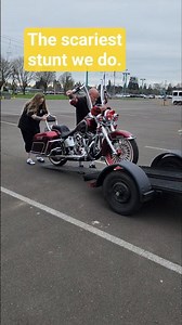 Burnouts? Wheelies? Easy compared to loading and unloading #shorts #harleydavidson #harley