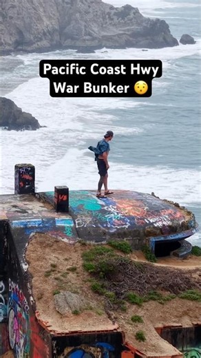 Explore a Forgotten War Bunker on the Pacific Coast Highway! #california #roadtrip #pch
