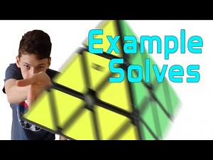 EXAMPLE SOLVES DE PYRAMINX (L4E)!