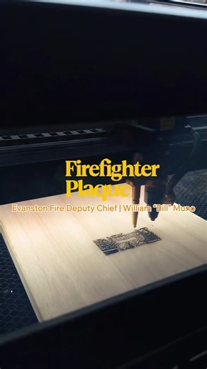 A well-earned tribute, brought to life with a plaque made on one of our CO2 lasers. Shoutout to @skokiemillwork for the craftsmanship. We love seeing customers turn an idea into something meaningful, with clean detail and a finish that feels worthy of the moment. 🚒 See more about out our CO2 lasers and other CNC routers: https://bit.ly/4bQ8wNR | Laguna Tools