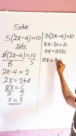 2.6K views · 71 reactions | Equation with bracket for basic classes. This video teaches different methods of approaching equation with bracket. #education #UKEducation #mathematics #maths #equations #brackets | Great Minds Mathematics Class | Facebook