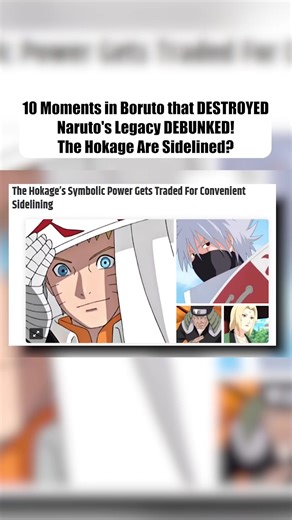 One of Boruto's biggest problems is that it took 200 episodes to finally start to become about Boruto and not Naruto #naruto #boruto #otaku #anime #weeb