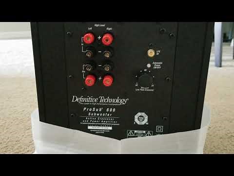 Definitive Technology ProCinema 600 5.1 - Unbox