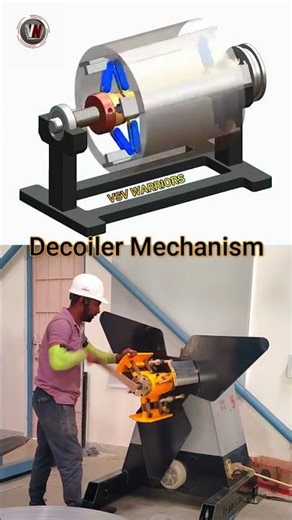 Decoiler Mechanism #machine #3danimation #automotive #mechanical #3d #automobile