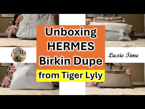 Unboxing My First Hermes Birkin 30 Dupe from Tiger Lyly