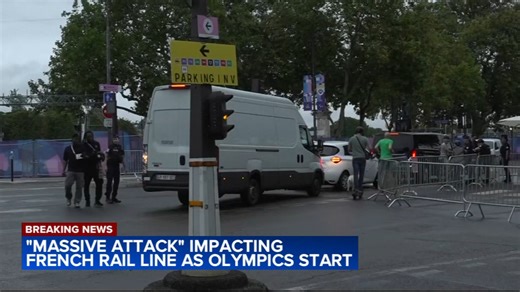 France train lines hit by arson attacks just hours before 2024 Paris Olympics opening ceremony