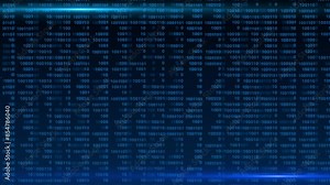 Digital matrix cyberspace and digital data matrix, meta, metaverse, telemetry and encrypt. matrix data, telemetry and encrypt numbers cyber space environment Data Stream, Blockchain Network background