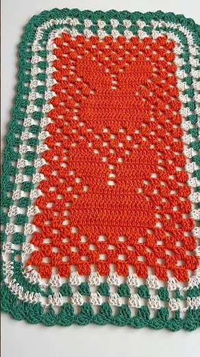 Crochet rug step by step #crochet