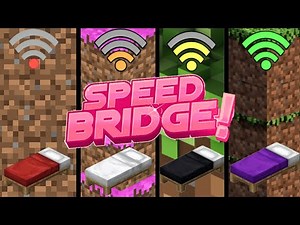 Minecraft Speed Bridging: WiFi Levels Edition