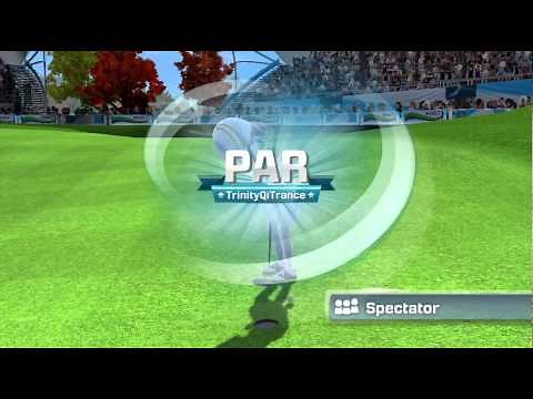 Kinect Sports Season 2 Golf 9 hole online match Xbox 360 Xbox Live 720P gameplay