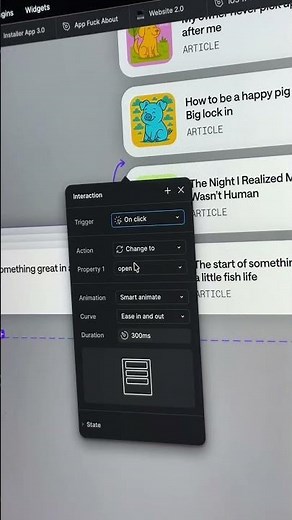 Easy stacking animation in Figma