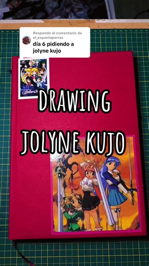 Dibujo de Jolyne Kujo con Tinta y Acuarelas