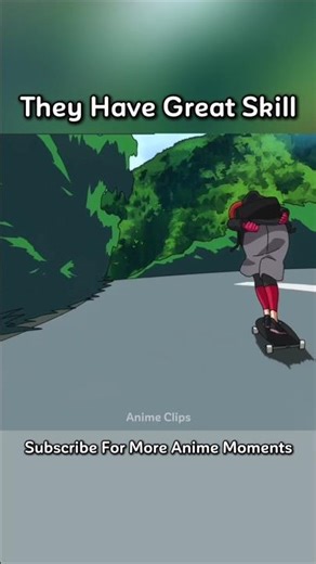 Skillfull Skateboard by Kiriyama and Shikishima #anime #shorts #shortsfeed #ytshorts #youtubeshorts