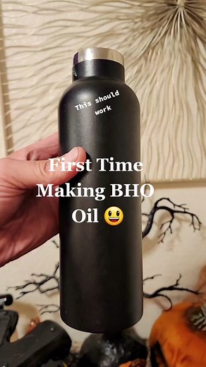 Green to Honey Oil - First Time Experiment