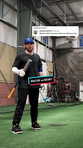 BBCOR vs. BESR | Baseball Bat Performance Test #baseball #baseballtiktoks @hittraxofficial