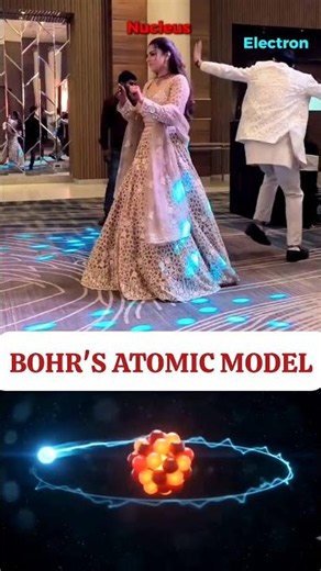 BOHR'S ATOMIC MODEL #science #chemistry #chemical #atomicheart #statusvideo
