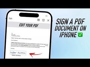 How To Sign A PDF Document On iPhone
