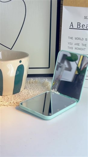 Mini LED Compact Mirror: Your Makeup Essential