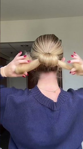 easy hairstyle but gives chic😗🤌🏼 #hair #hairstyle #hairtutorial