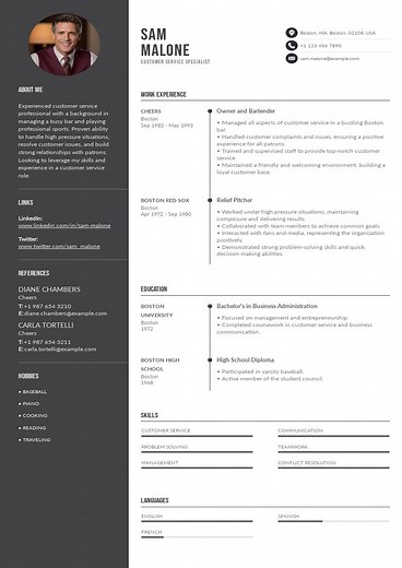 21 Customer Service Resume Examples and Templates for 2025