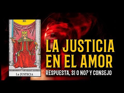 Justice in Love Tarot Rider Waite 💜 Advice and Answers