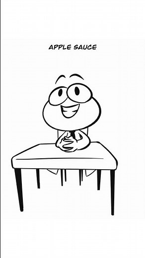 Spell APPLE SAUCE with just A (Animation Meme)