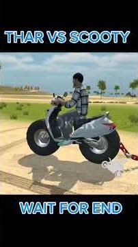😹Thar VS scooty 🤪 tochan Indian vehicles 😁 simulator 3D #joker @JOKER