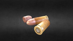 9mm bullet - 3D model by llllline